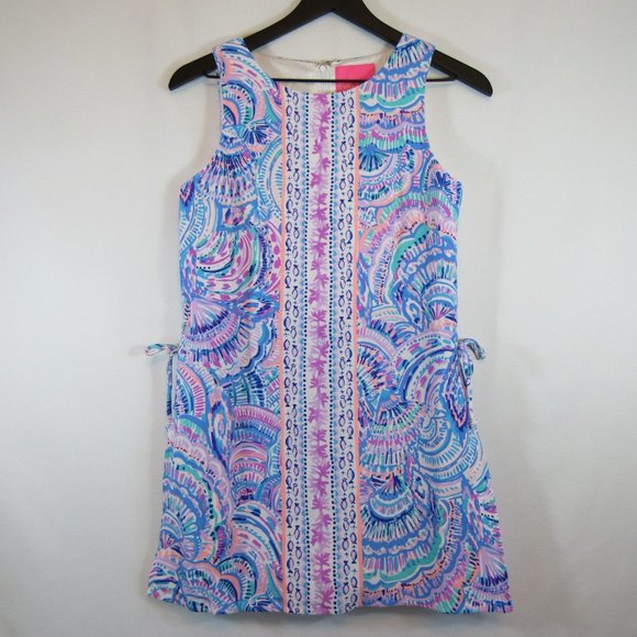 Lilly Pulitzer Pants - Lilly Pulitzer Pink Blue Sleeveless Romper Skort Dress